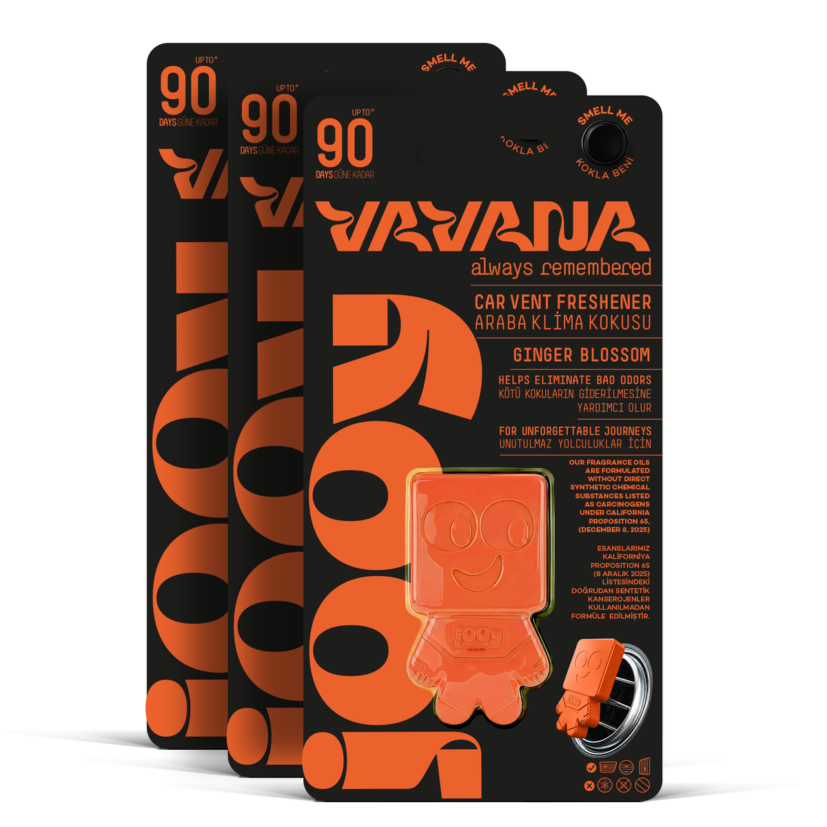 Jooy Araba Kokusu 3'lü Set - Ginger Blossom