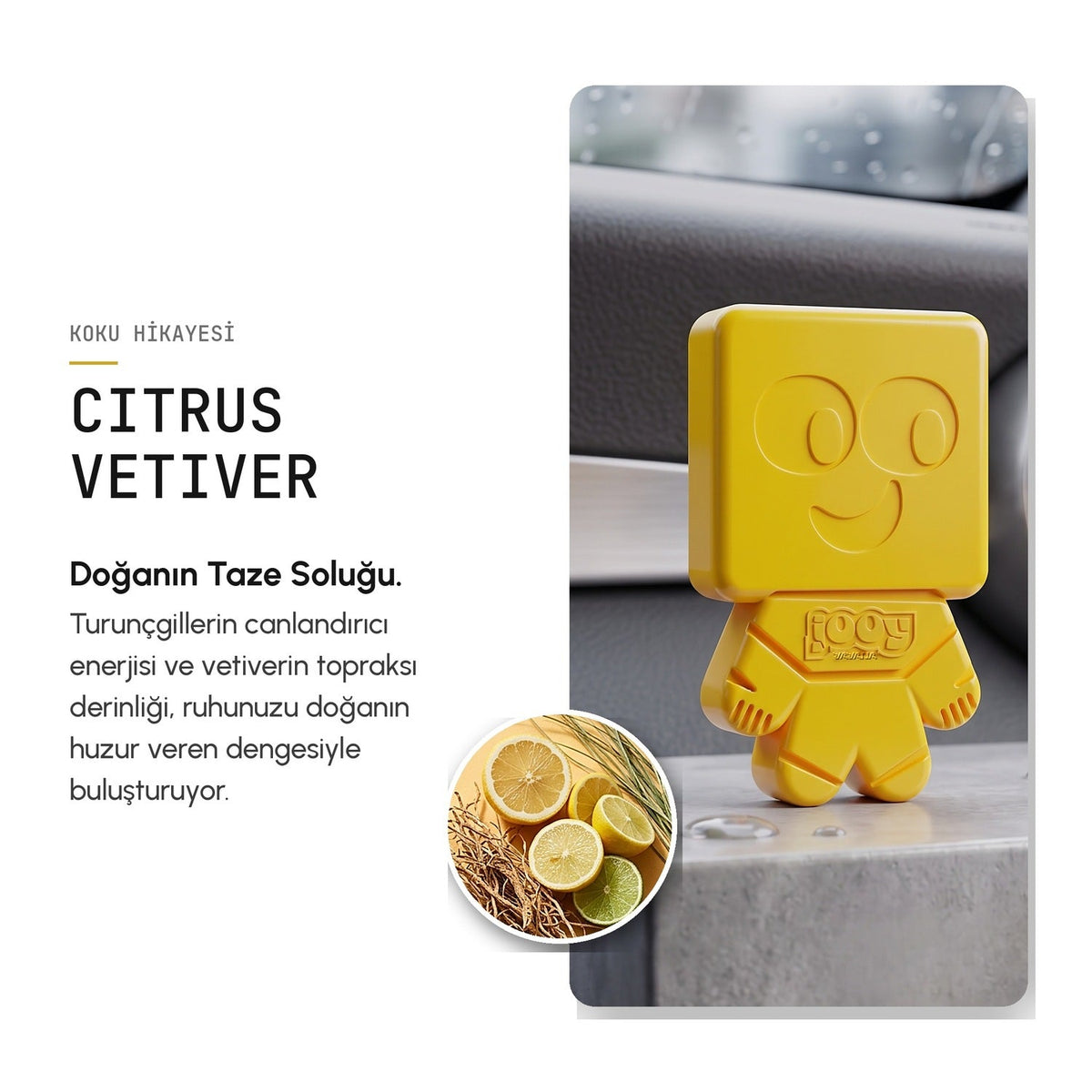 Jooy Araba Kokusu 3'lü Set - Citrus Vetiver