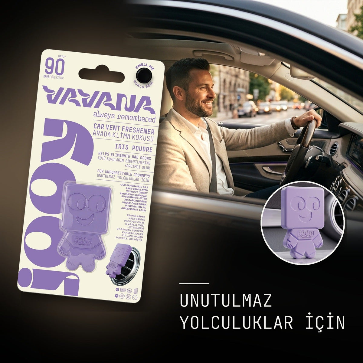 Jooy Araba Kokusu 3'lü Set - Iris Poudre