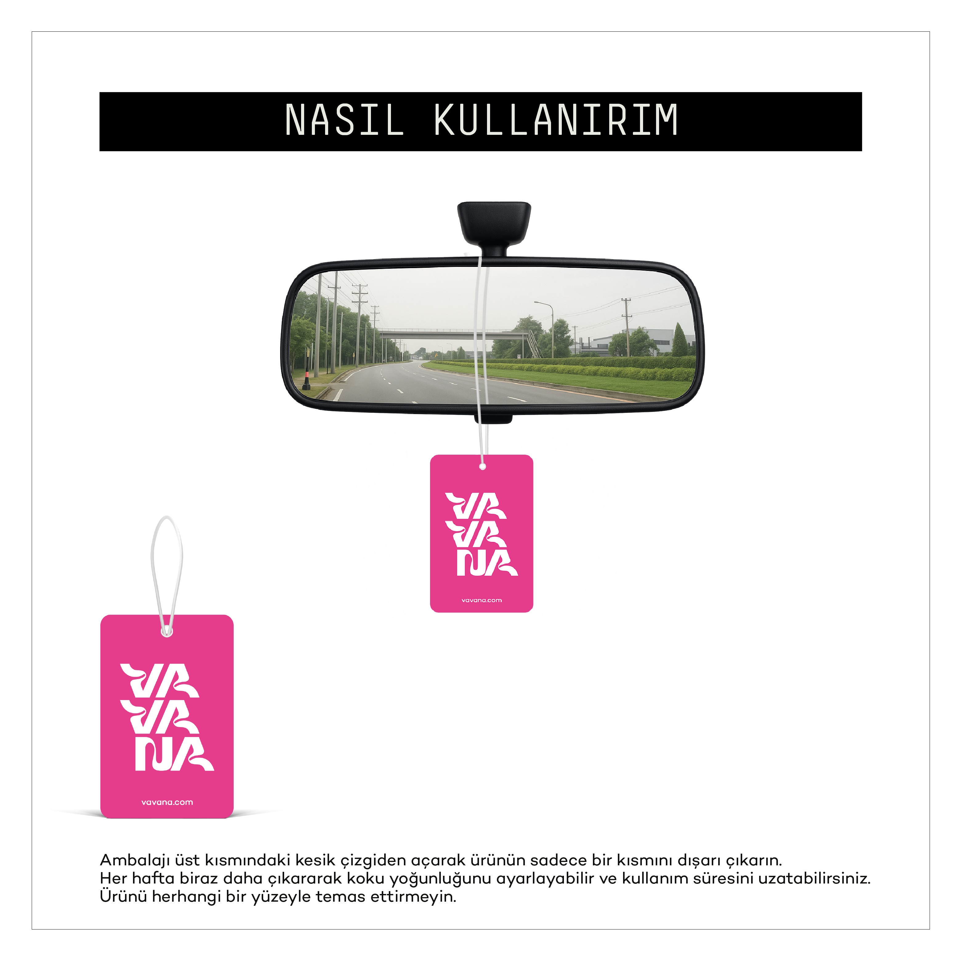 Asma Oto Kokusu 3'lü Set - Optimistic