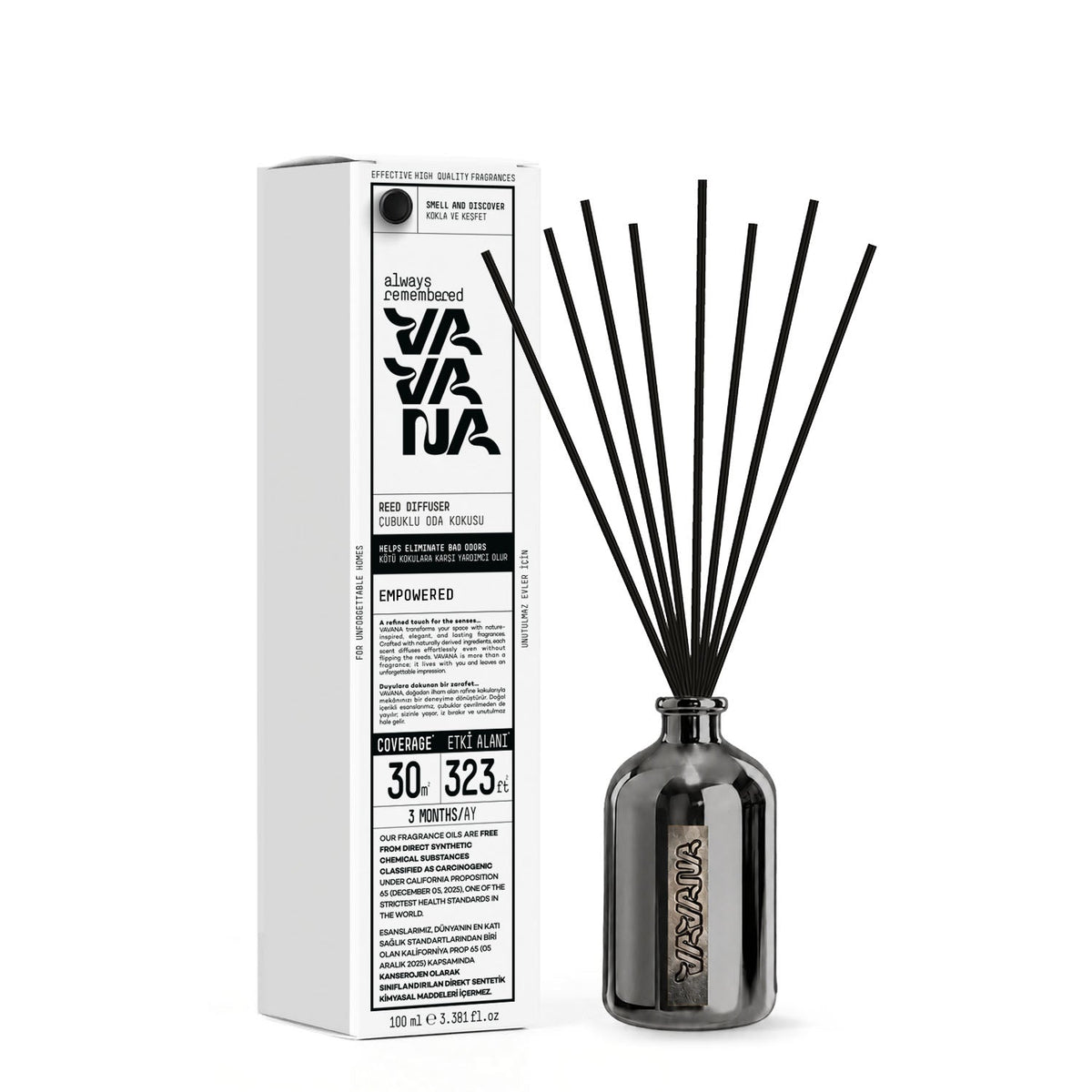 Çubuklu Oda Kokusu 100ml - Whıte Tea & Thyme