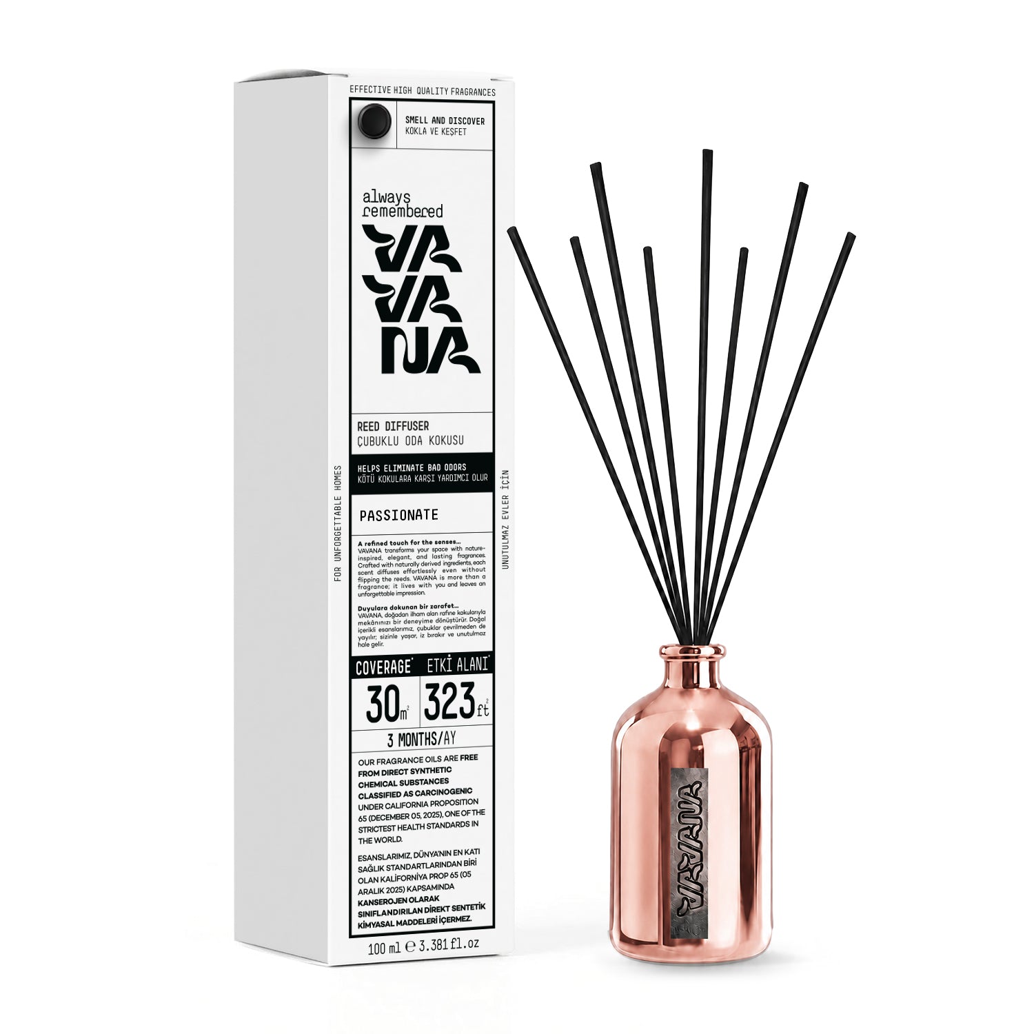 Çubuklu Oda Kokusu 100ml - Red Patchouli