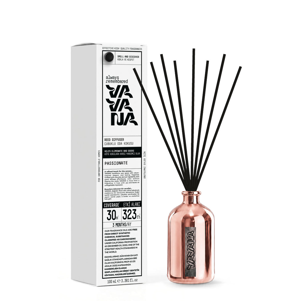 Çubuklu Oda Kokusu 100ml - Red Patchoulı