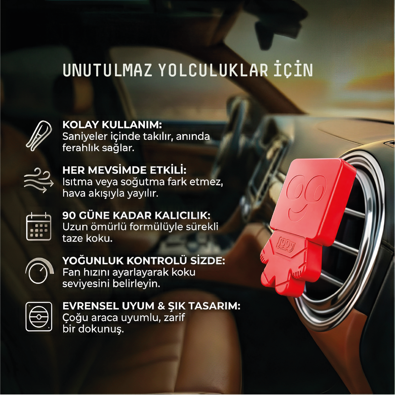 Jooy Araba Kokusu - Vanilya Sandal