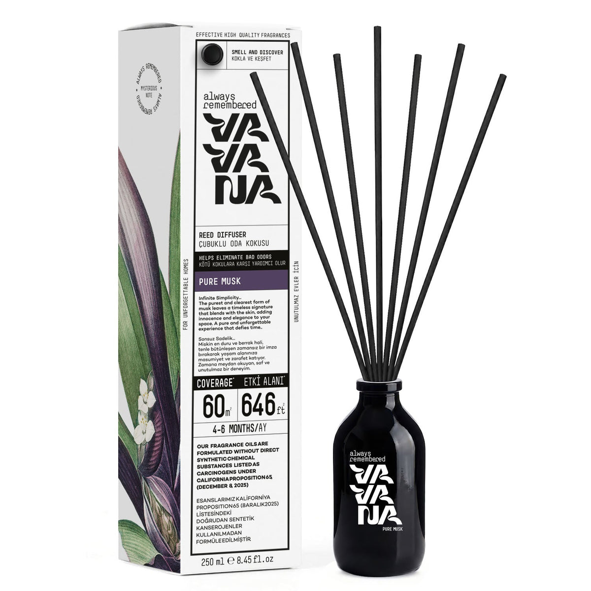 Çubuklu Oda Kokusu 250ml - Pure Musk
