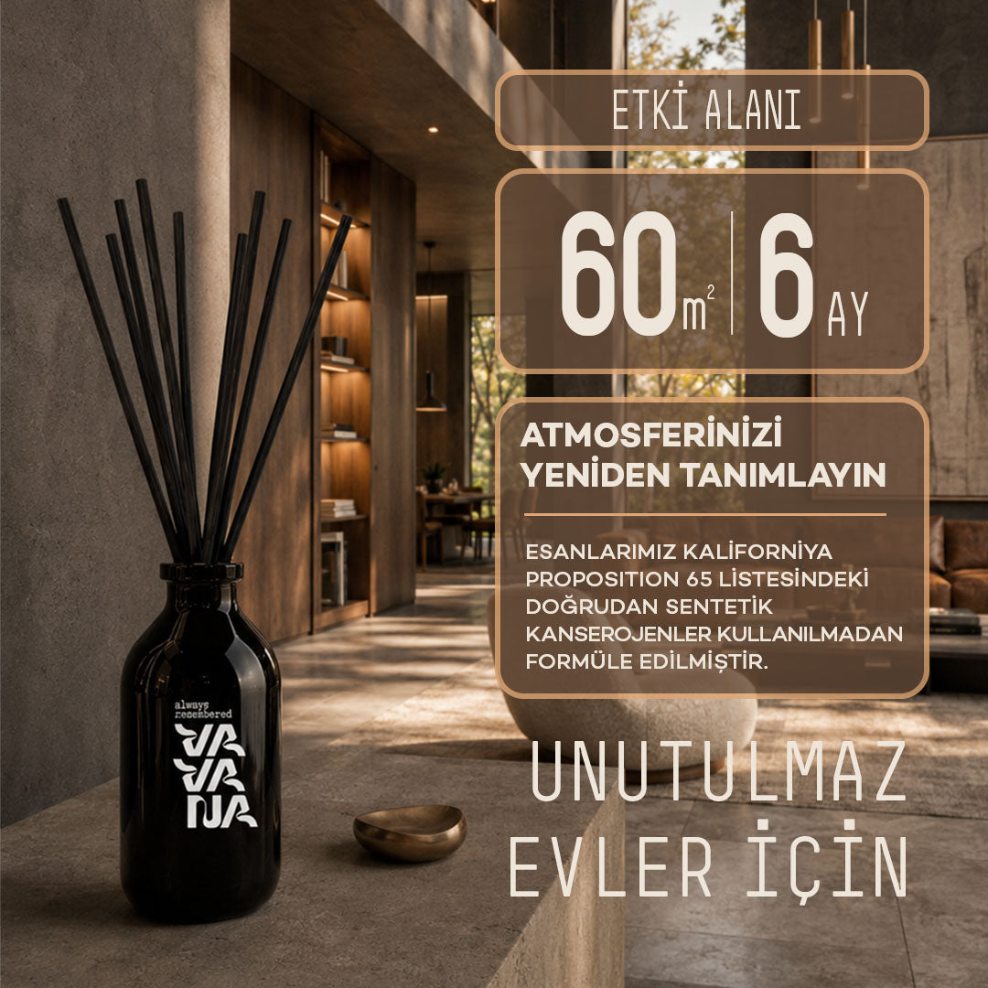 Çubuklu Oda Kokusu 250ml - Amberın Absolute