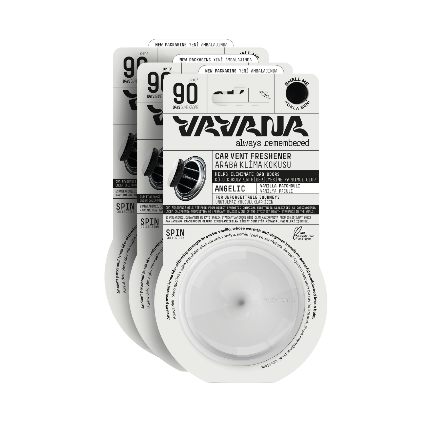 Spin Oto Kokusu 3'lü Set - Angelic