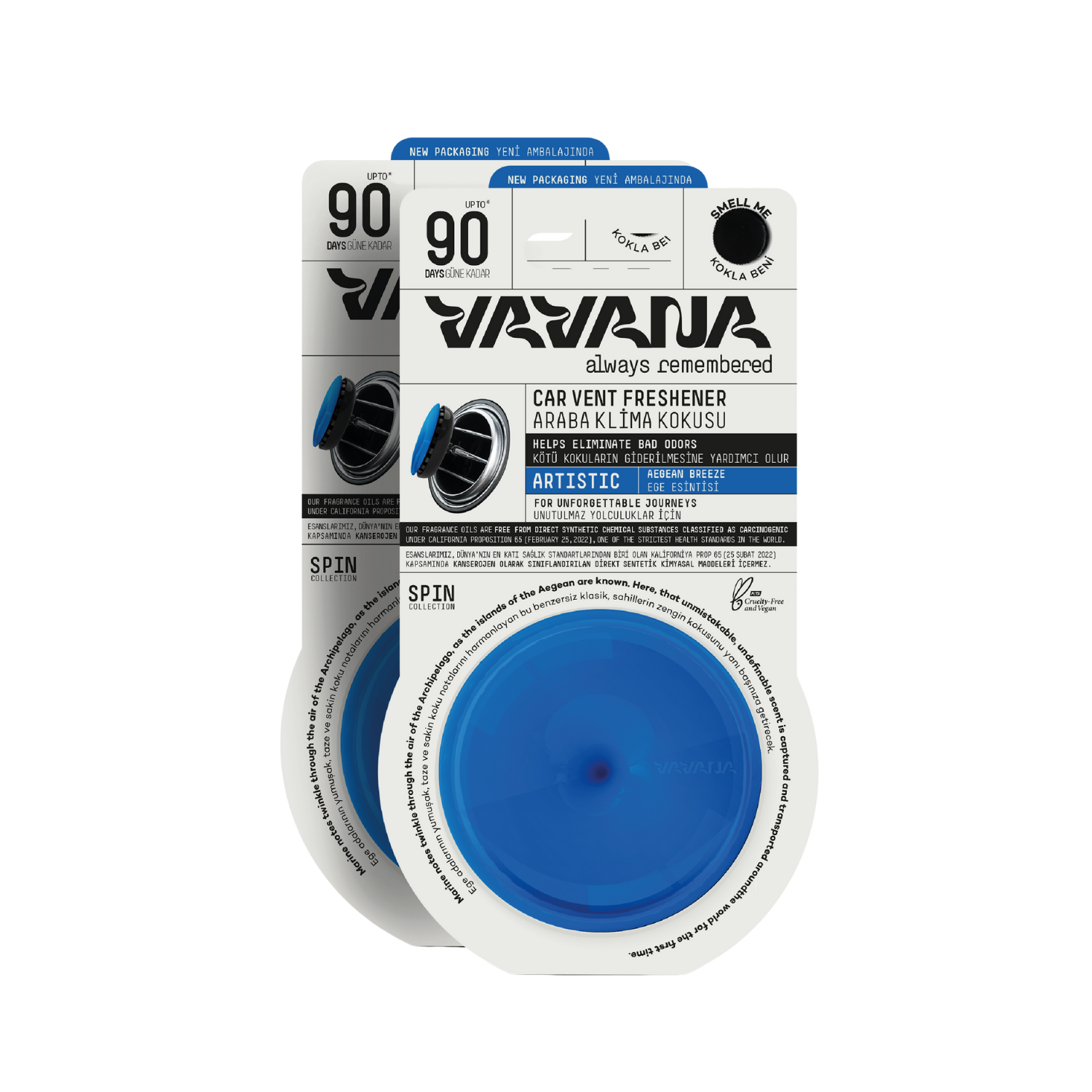 Spin Oto Kokusu 2'li Set - Artistic