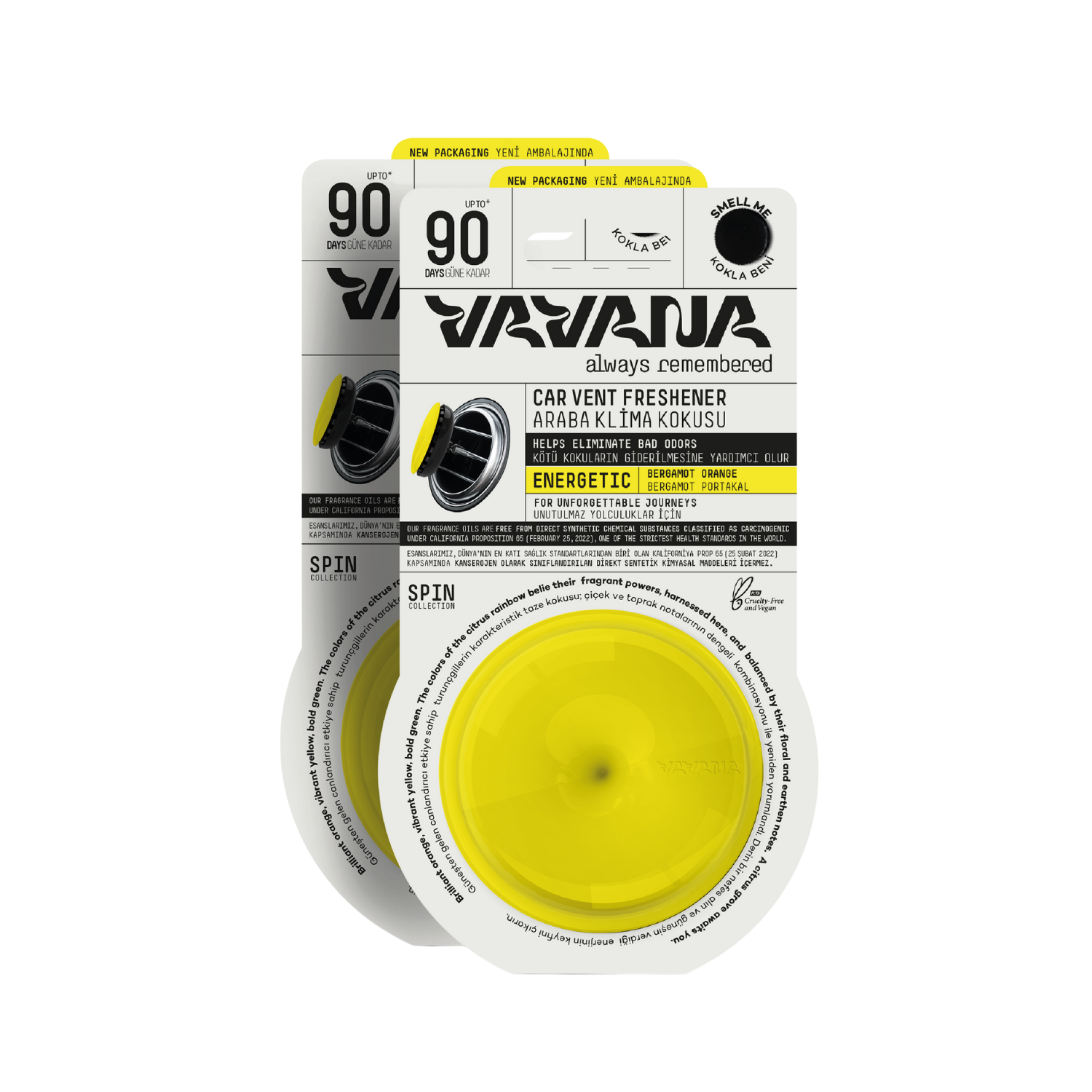 Spin Oto Kokusu 2'li Set - Energetic