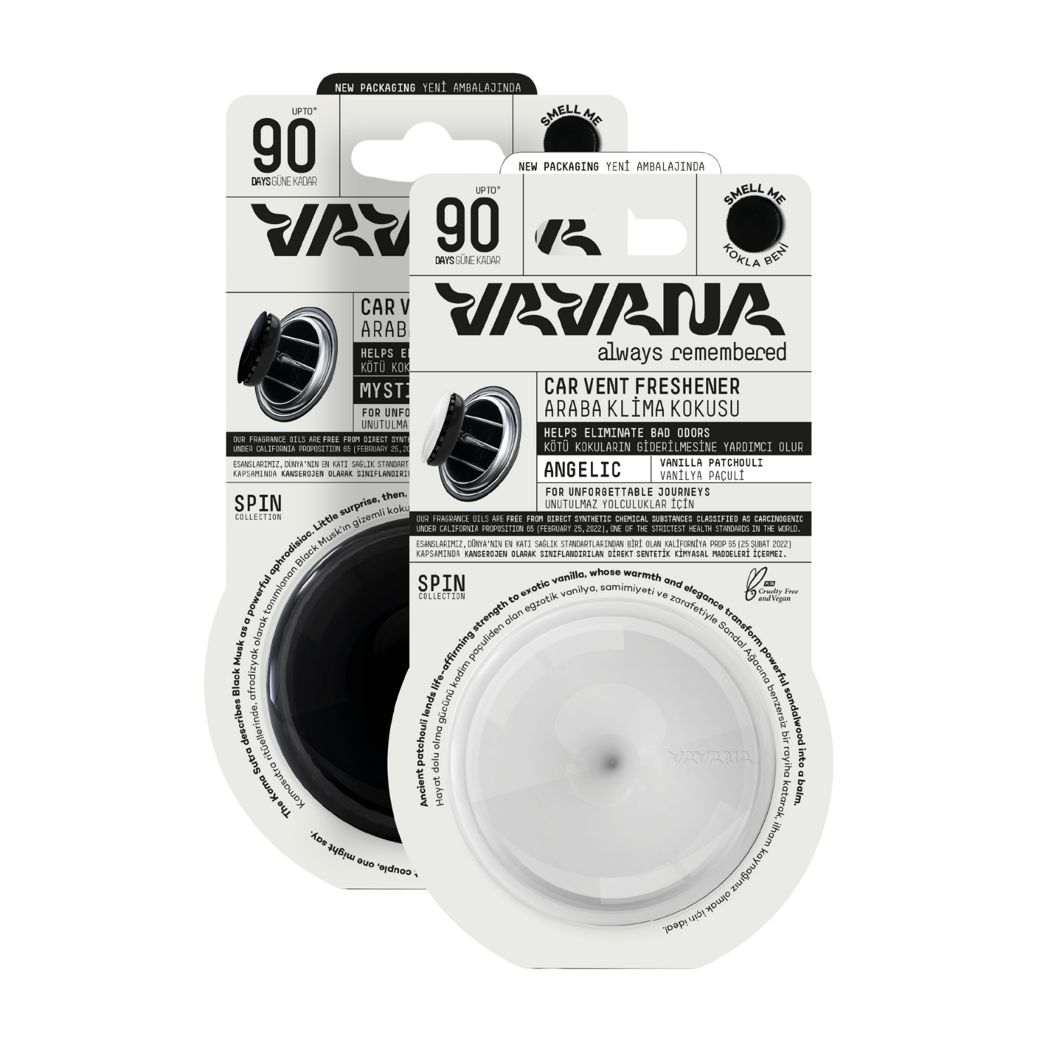 Spin Oto Kokusu 2'li Set - Mystic | Angelic