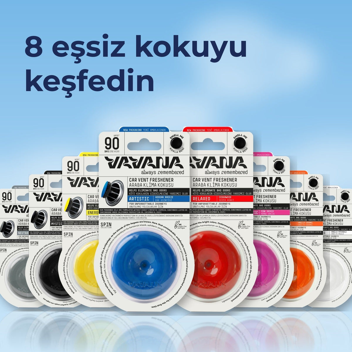 Spin Oto Kokusu 3'lü Set - Mystic