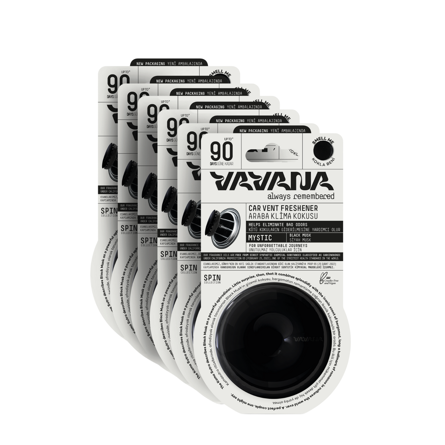 Spin Oto Kokusu 6'lı Set - Mystic