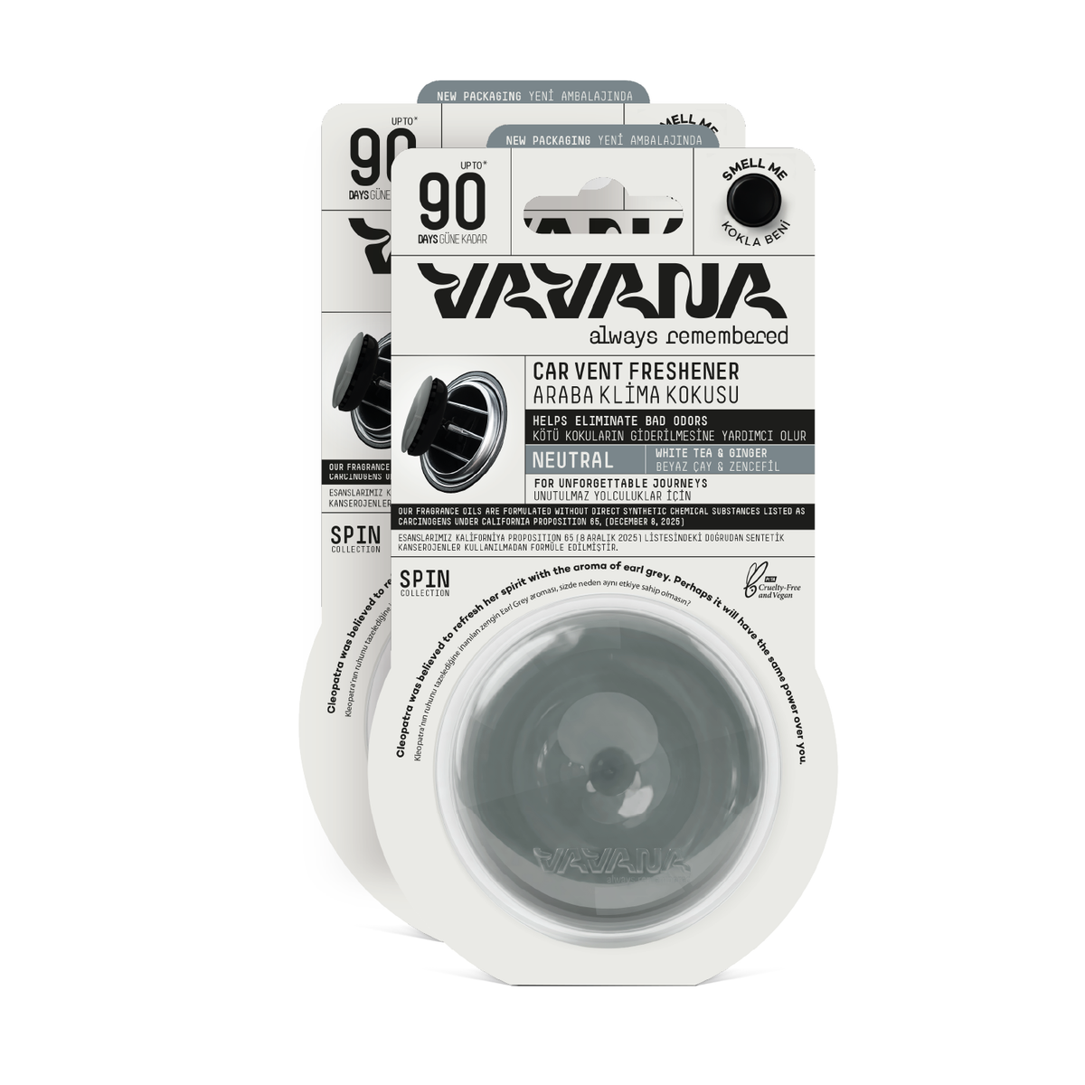 Spin Oto Kokusu 2'li Set - Neutral
