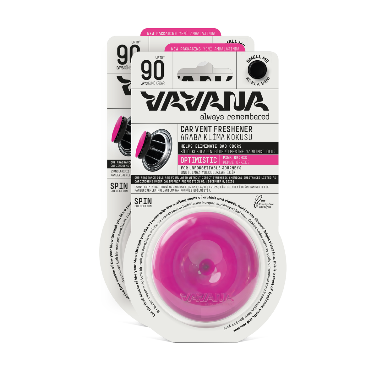Spin Oto Kokusu 2'li Set - Optimistic