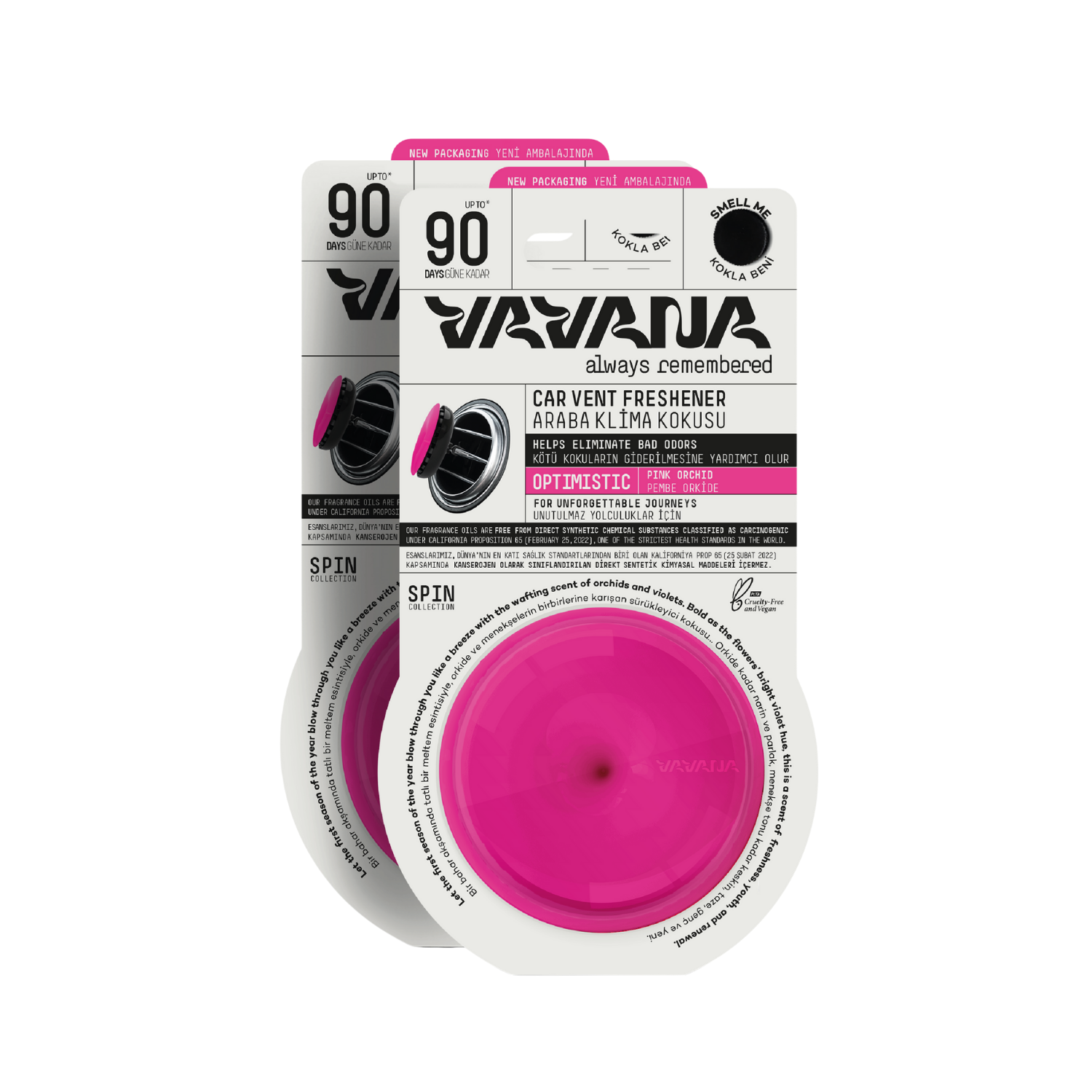 Spin Oto Kokusu 2'li Set - Optimistic