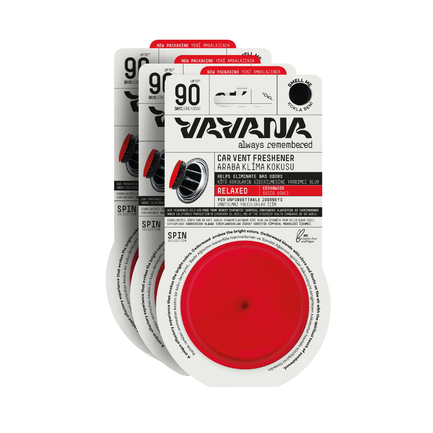 Spin Oto Kokusu 3'lü Set - Relaxed