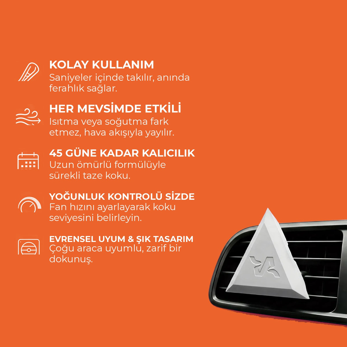 Trıo Oto Kokusu 2'li Set - Mango & Kavun - Satsuma
