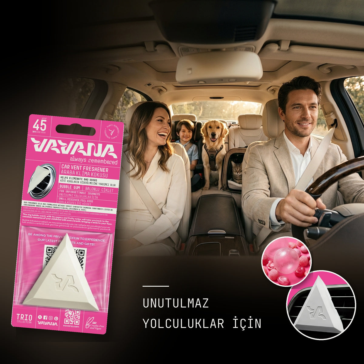 Trıo Oto Kokusu 4'lü Set