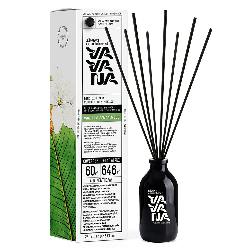 Çubuklu Oda Kokusu Vanılla Sandal 250ML