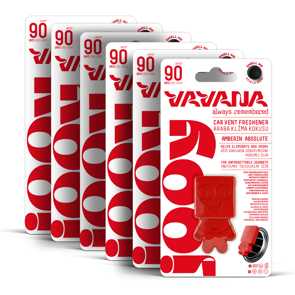 Jooy Araba Kokusu 6'lı Set - Amberin Absolute