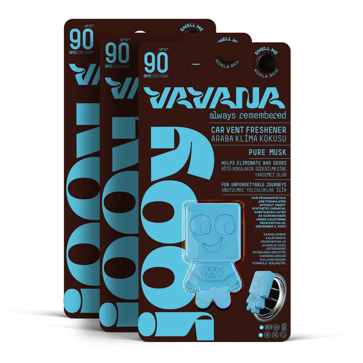 Jooy Araba Kokusu 3'lü Set - Pure Musk