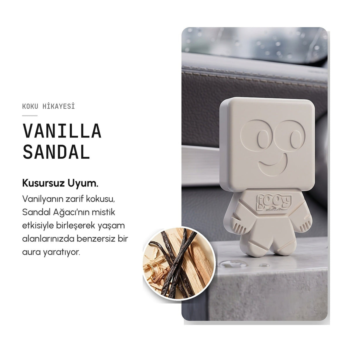 Jooy Araba Kokusu 6'lı Set - Vanilya Sandal