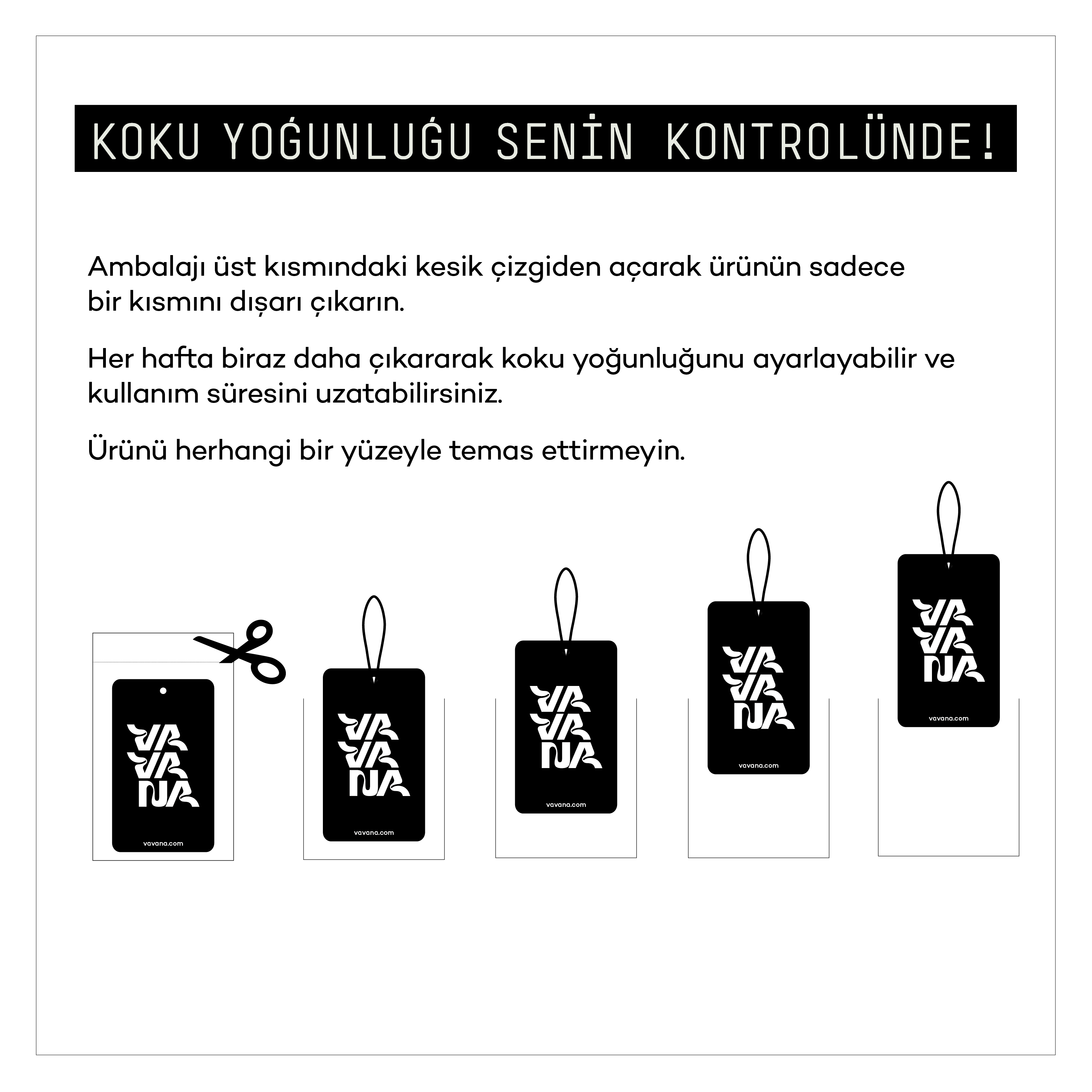 Asma Oto Kokusu 3'lü Set - Artistic