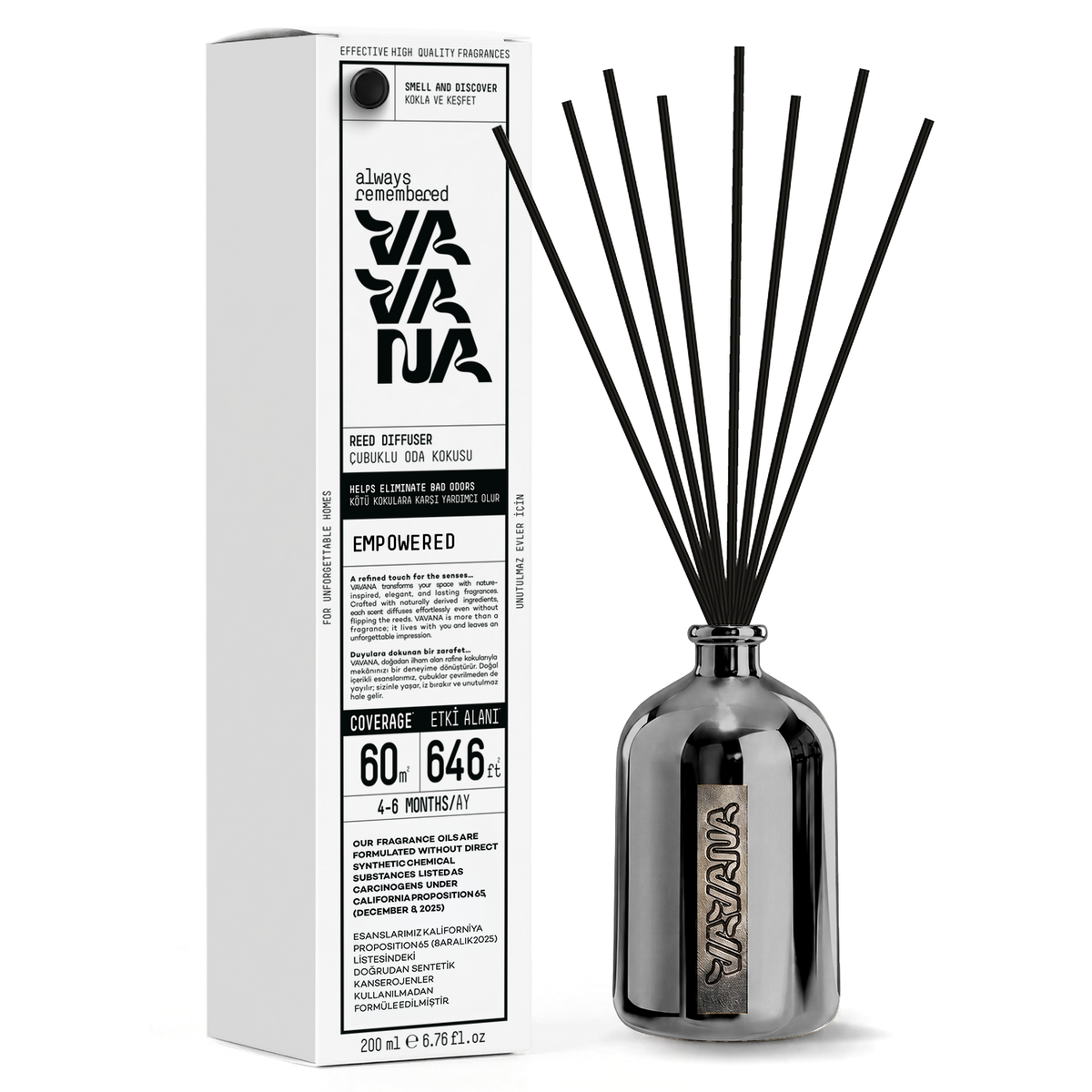 Çubuklu Oda Kokusu 200ml - Whıte Tea & Thyme