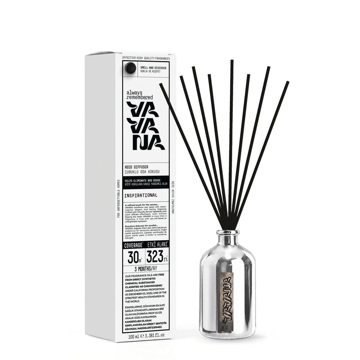 Çubuklu Oda Kokusu 100ml - Whıte Sandalwood