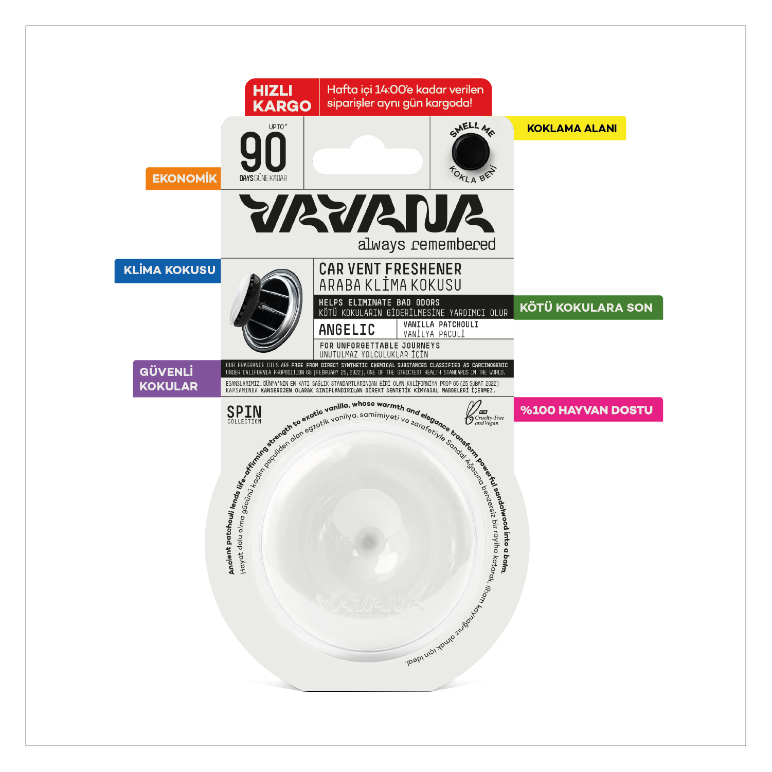 Spin Oto Kokusu 3'lü Set - Hopeful | Angelic | Optimistic