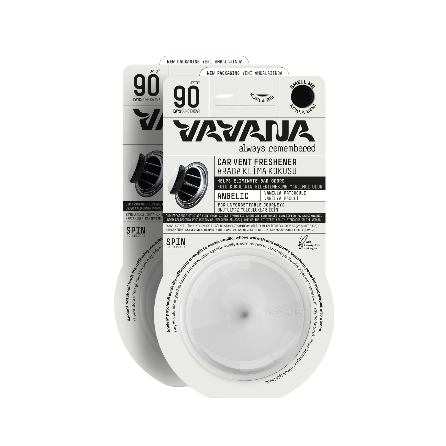 Spin Oto Kokusu 2'li Set - Angelic