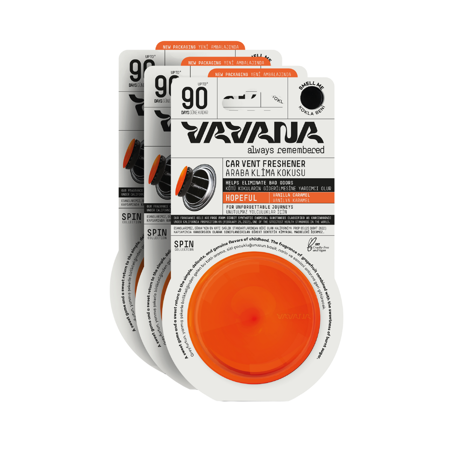 Spin Oto Kokusu 3'lü Set - Hopeful