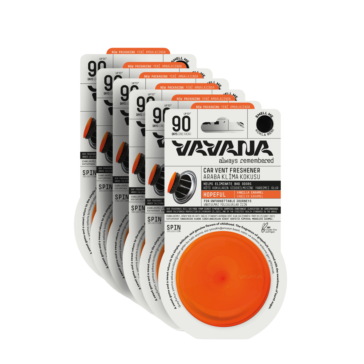 Spin Oto Kokusu 6'lı Set - Hopeful