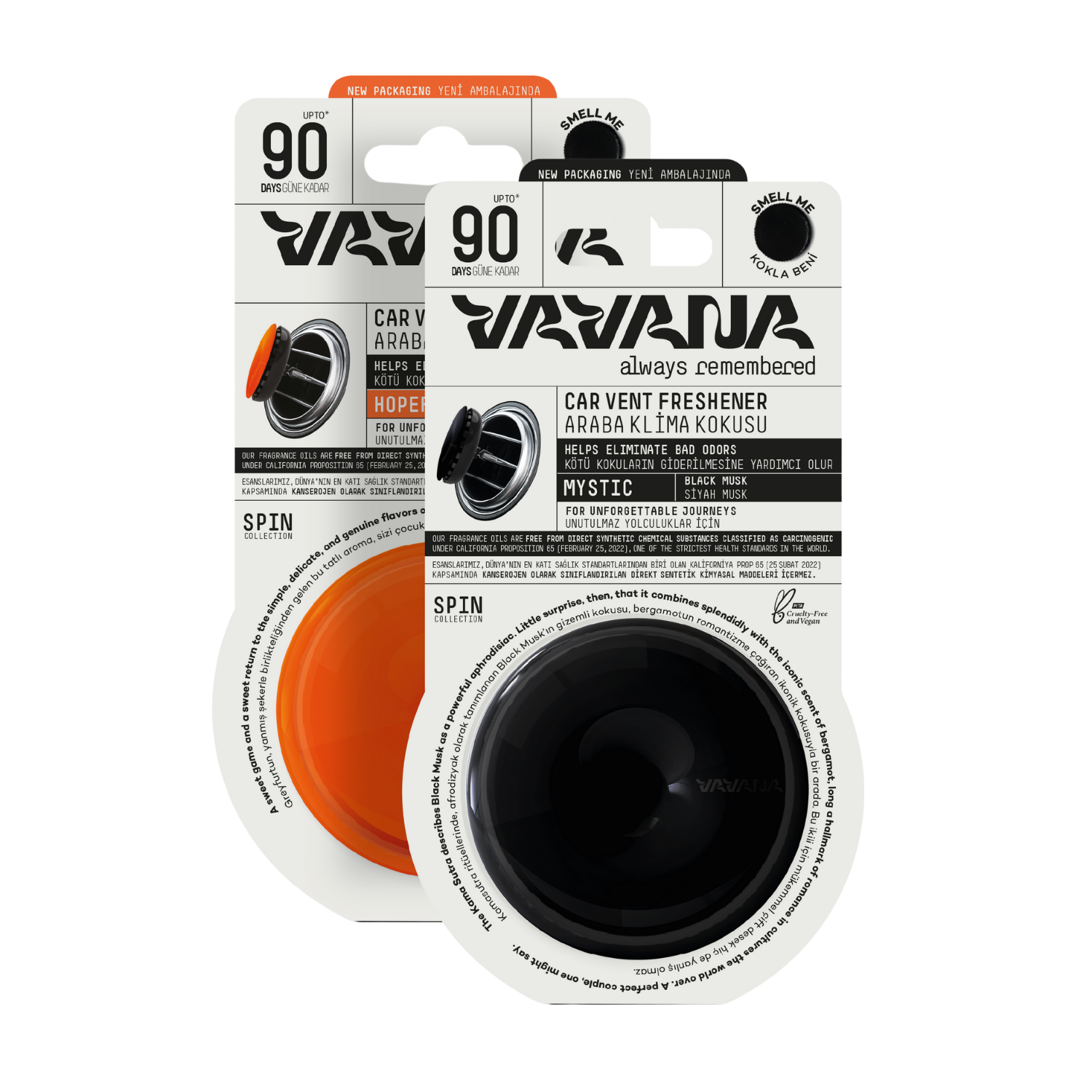 Spin Oto Kokusu 2'li Set - Hopeful | Mystic