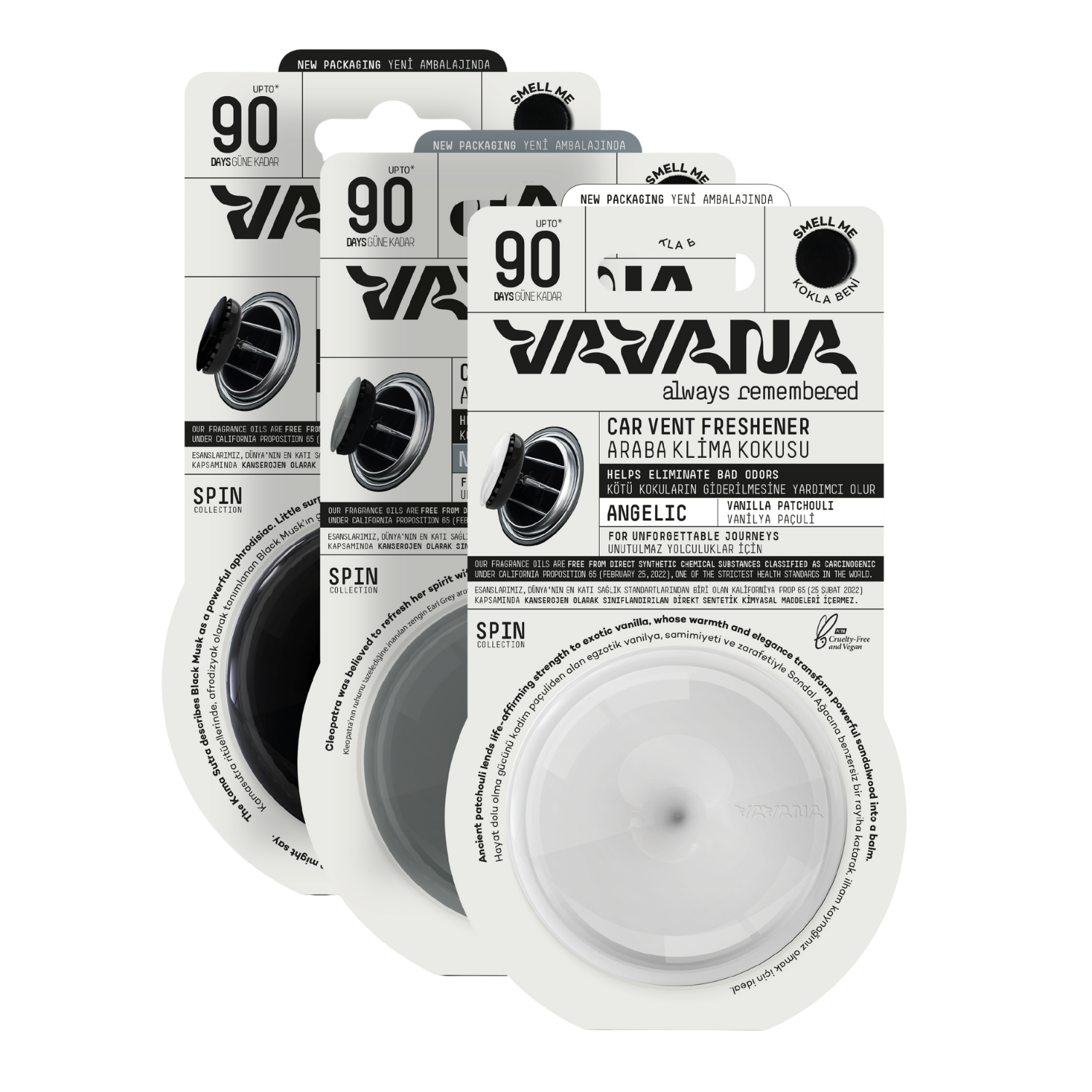 Spin Oto Kokusu 3'lü Set - Mystic | Angelic | Neutral