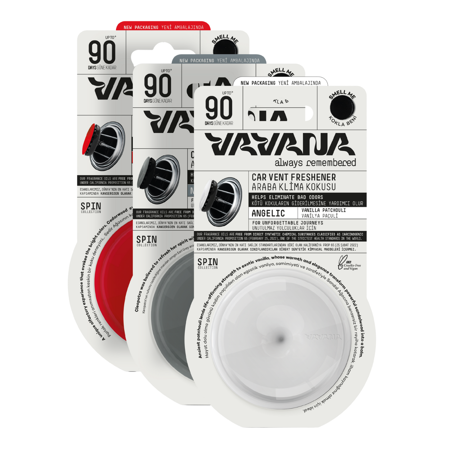 Spin Oto Kokusu 3'lü Set - Neutral | Angelic | Relaxed