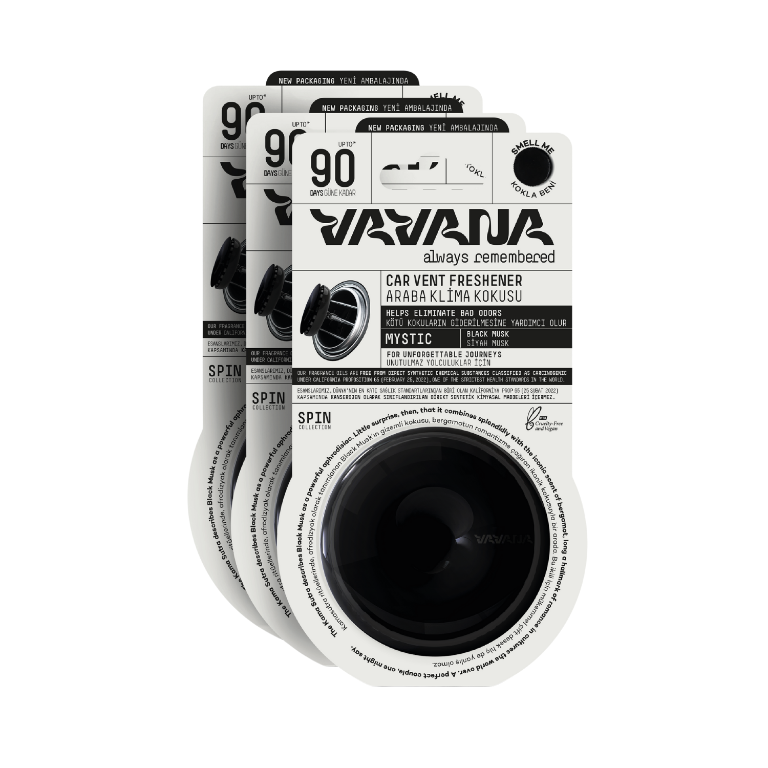 Spin Oto Kokusu 3'lü Set - Mystic