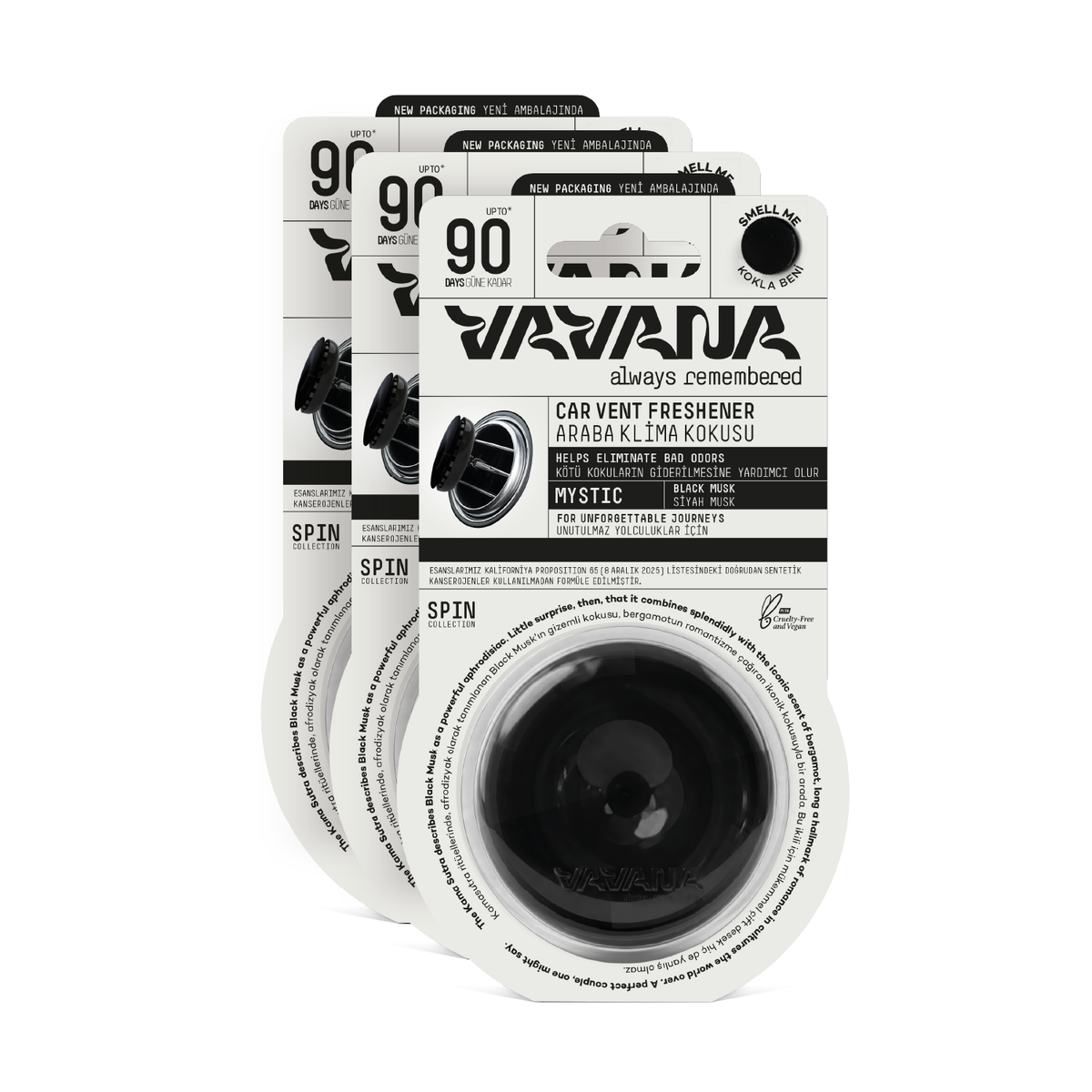 Spin Oto Kokusu 3'lü Set - Mystic