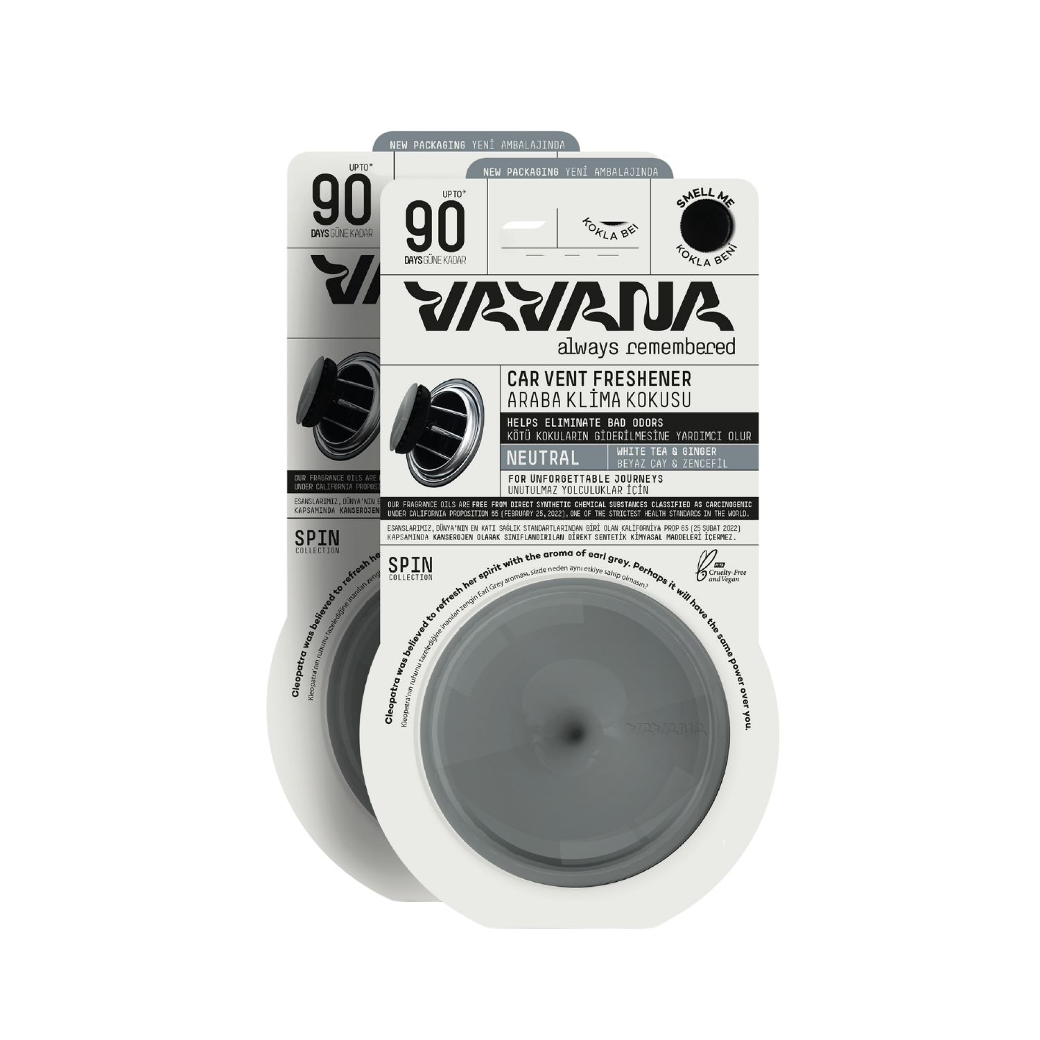 Spin Oto Kokusu 2'li Set - Neutral