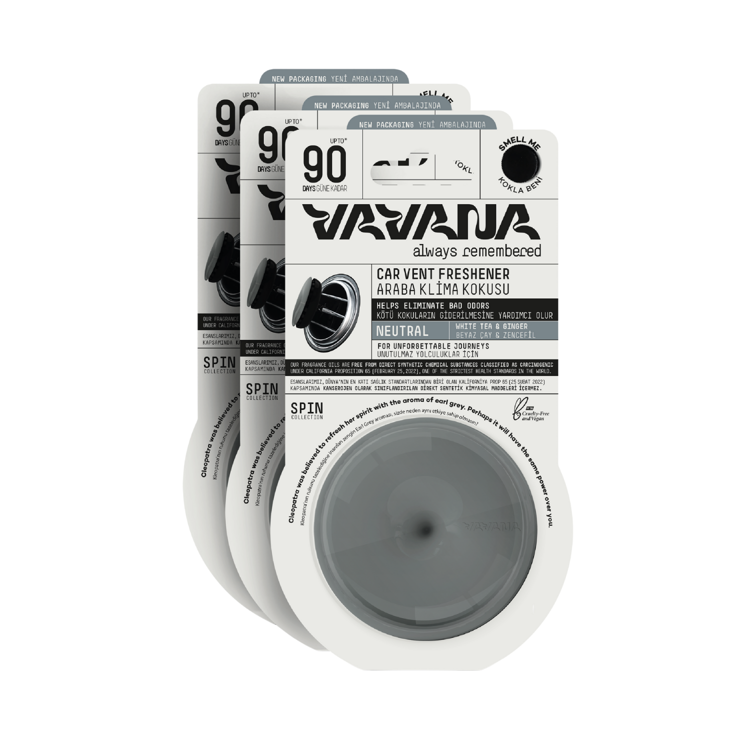 Spin Oto Kokusu 3'lü Set - Neutral