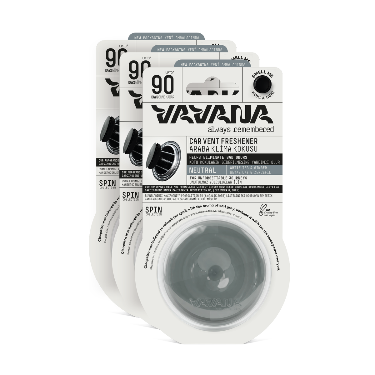 Spin Oto Kokusu 3'lü Set - Neutral