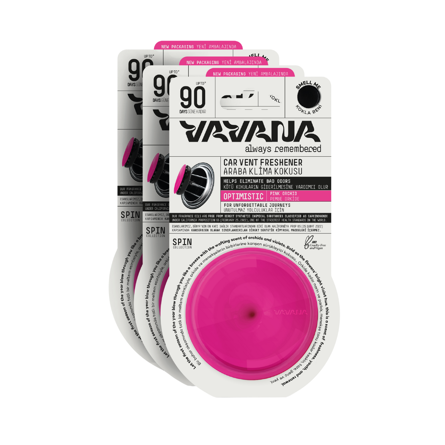 Spin Oto Kokusu 3'lü Set - Optimistic