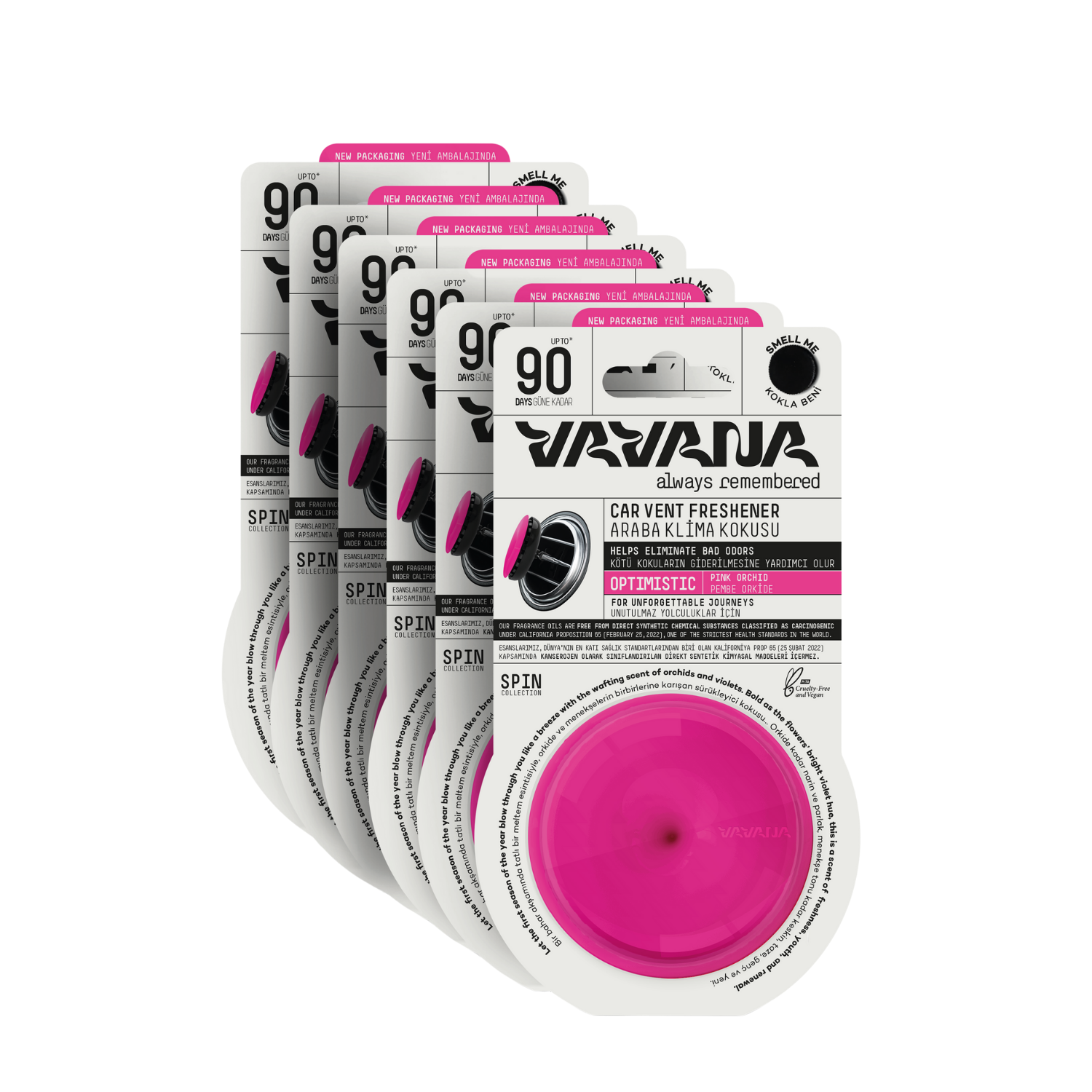 Spin Oto Kokusu 6'lı Set - Optimistic