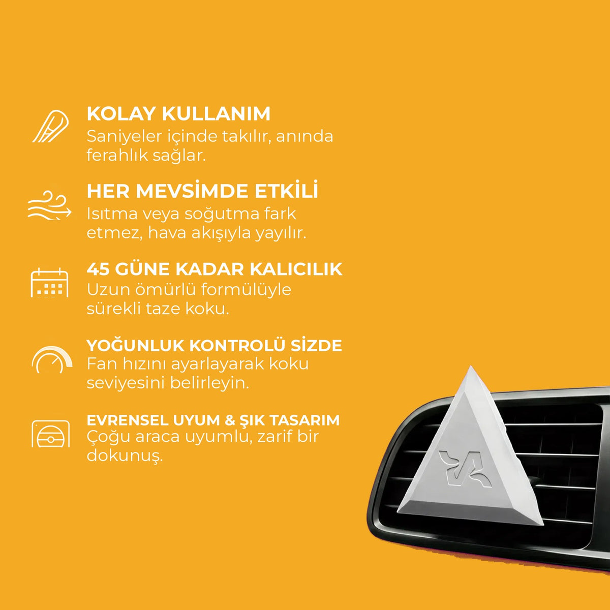 Trıo Oto Kokusu 2'li Set - Satsuma - Lavanta