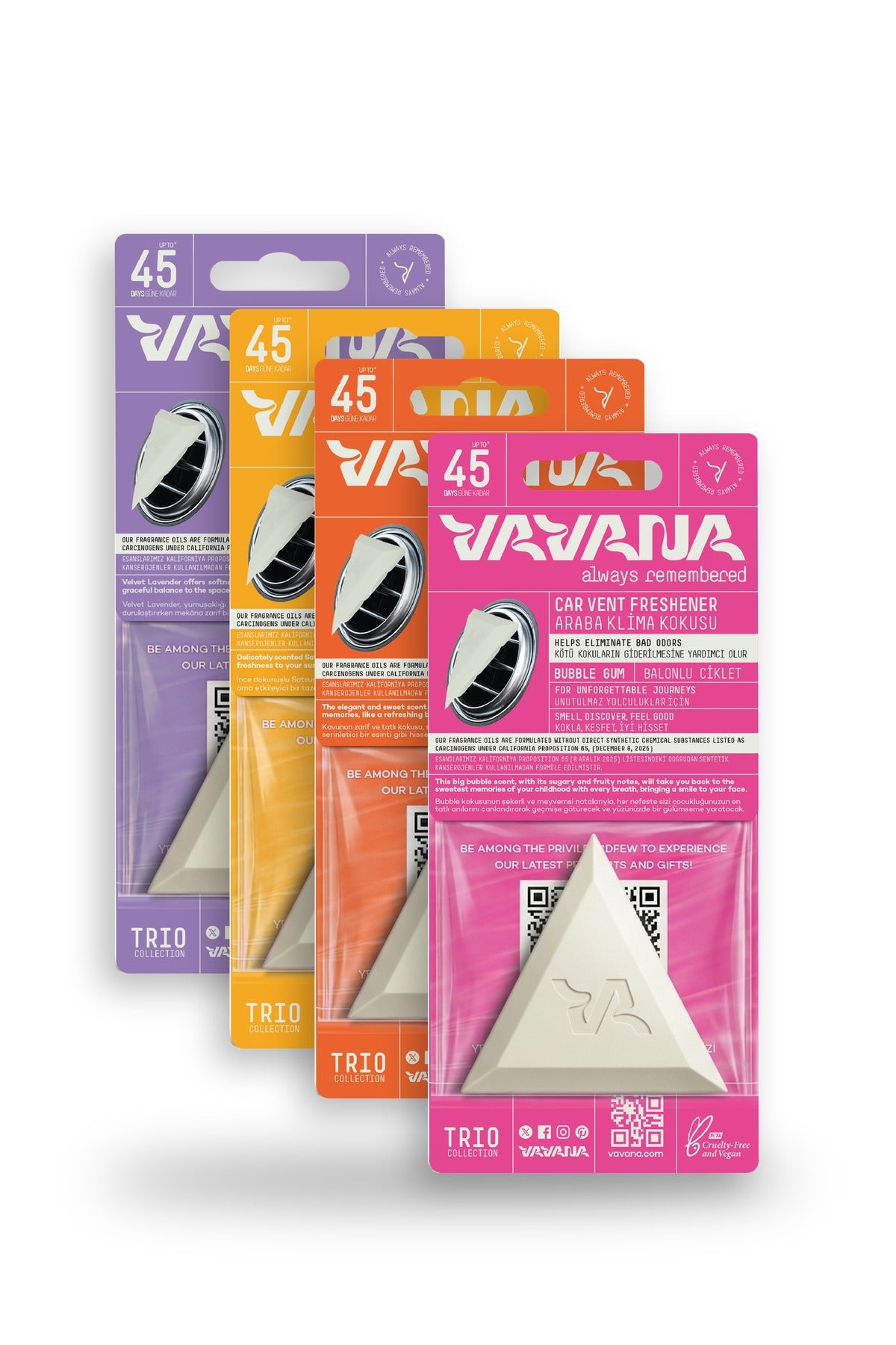 Trio Oto Kokusu 4'lü Set